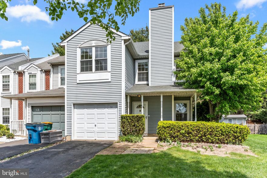 Welcome to this beautifully updated and freshly painted end-unit home.

Step inside to discover abundant natural light, gleaming hardwood floors, and a cozy fireplace that sets the perfect tone. The spacious, eat-in kitchen is equipped with newer appliances and opens to an enlarged patio, perfect for outdoor living. Enjoy the fenced-in yard, ideal for privacy and relaxation.

The main floor also boasts a half bathroom, laundry area with washer and dryer, and an attached one-car garage with interior access. Upstairs, you’ll find three spacious bedrooms, including a primary suite with a walk-in closet and an en-suite bathroom featuring a separate tub and shower. Two additional bedrooms share a full bathroom in the hallway.

This charming home is part of a community that offers great amenities, including a playground, basketball and tennis courts. It’s located in the highly sought-after Council Rock School District, and just minutes from Newtown Borough with plenty of shopping, dining, and entertainment options. Plus, easy access to I-95 makes commuting a breeze! This home features a fantastic location with plenty of parking options, including a convenient parking lot for guests. Don’t miss out on this beautiful home. Schedule your showing today.