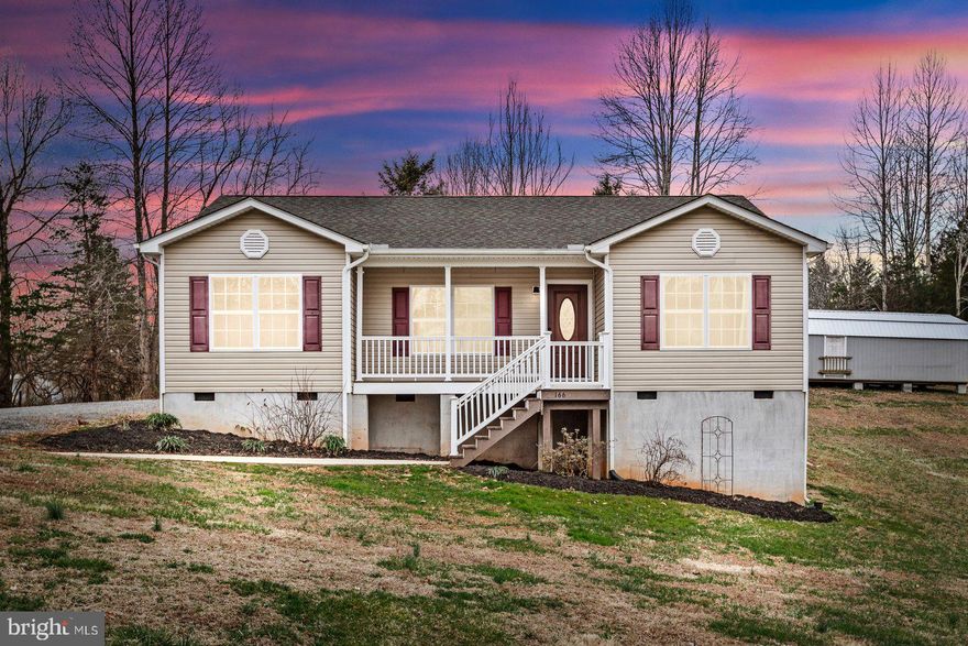 This beautifully maintained property offers a spacious 2.3-acre lot that is perfect for families seeking country living without sacrificing accessibility to local amenities. Step inside to discover a split floor plan that provides both privacy and togetherness.  Three generously sized bedrooms with large closets offers ample space for your wardrobe and storage needs. This home has been thoughtfully updated with freshly painted walls, laminate flooring throughout, light fixtures, and stainless-steel appliances. The bathrooms are well appointed, providing convenience for both everyday living and entertaining guests.  Outside the property boasts a large driveway with plenty of parking with space for up to 4 vehicles. Then new garage offers a secure place for tools, lawn equipment, or outdoor toys, adding practicality to the vast outdoor space. Families will appreciate the property's quiet location, with popular restaurants and shopping centers ensuring every need is within easy reach. With high-speed Comcast internet this home is move in ready and an exceptional opportunity to experience rural life at its best.