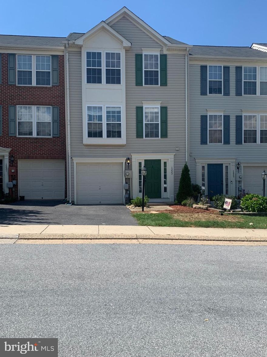 Nice 3 Levels townhouse and well kept in Fairfax Crossing Subdivision. This house  features  freshly painted throughout, newer flooring,  and new wooden steps among other things. The kitchen has granite counters and enough room for an eat-in table and the open concept dining room/living room combo makes this one very space full. The sliding doors open to a wooden deck overlooking the backyard. The master bedroom features a walk-in closet and full bath with bath tub and a separate shower. On the walk in level is an additional multi-purpose room that could be used for a family room, play room, or office space. Parking includes a 1 car garage and a paved driveway to fit 2 additional cars. Close to shopping and restaurants with easy access to routes 9 and I-81. House will be ready for move-in on September 01.
No Pets. Tenant responsible to mow the lawn in rear yard, pay all utilities, trash pickup, get renters insurance, no smoking, change HVAC filter every 2-3 months. Tenant to pay $150 repair deductible, tenant must follow HOA rules.
Landlord will inspect the property every 3 months. This lease agreement will become void in any event of negligence to the property. The landlord reserves the right to terminate with in 30 days by written notice.

Online application available at RentSpree