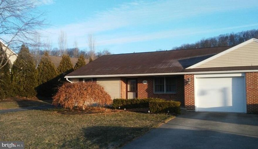 This 2 Bedroom, 1.5 Bath Ranch home is in amazing condition and is very up to date, including Corian Countertops in the Kitchen and both bathrooms.  It has 1198 sq. ft. and a very open floor plan.  The heating and air conditioning is a very efficient, electric heat pump system.that is only 3 years old, and there is also a nice electric fireplace in the living room. The property also features a 1 car attached garage and a nice covered patio, in the back.  Located just minutes from Route 322, come see this semi-detached dwelling today.