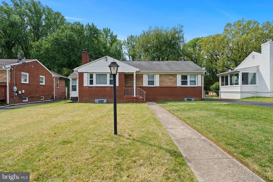 Just Listed in District Heights, MD! Welcome to 7211 Beltz Drive, a well-maintained 4-bedroom, 2 full bathroom brick rambler with approximately 2,200 square feet, a finished basement, sunroom, and new asphalt driveway.

This spacious single-family home offers a functional and flexible layout ideal for today’s lifestyle. The main level features a bright living room, separate dining area, and kitchen, along with multiple bedrooms and a full bath for convenient one-level living.

The fully finished basement provides additional living space including a large recreation room, fourth bedroom, second full bathroom, and storage, making it perfect for guests, a home office, gym, or multi-generational living.

Enjoy additional living space with the sunroom, ideal for relaxing, entertaining, or everyday use, with views of the backyard. The newly paved asphalt driveway adds curb appeal and value, and the home has been well maintained throughout.

Located in District Heights, MD (Prince George’s County) with easy access to Washington, DC, Joint Base Andrews, Pennsylvania Avenue (MD-4), Suitland Parkway, and I-495, this home is ideal for commuters. Close to shopping, dining, parks, and everyday conveniences.

Don’t miss this opportunity to own a spacious, move-in ready home in a convenient DMV location. Schedule your showing today!