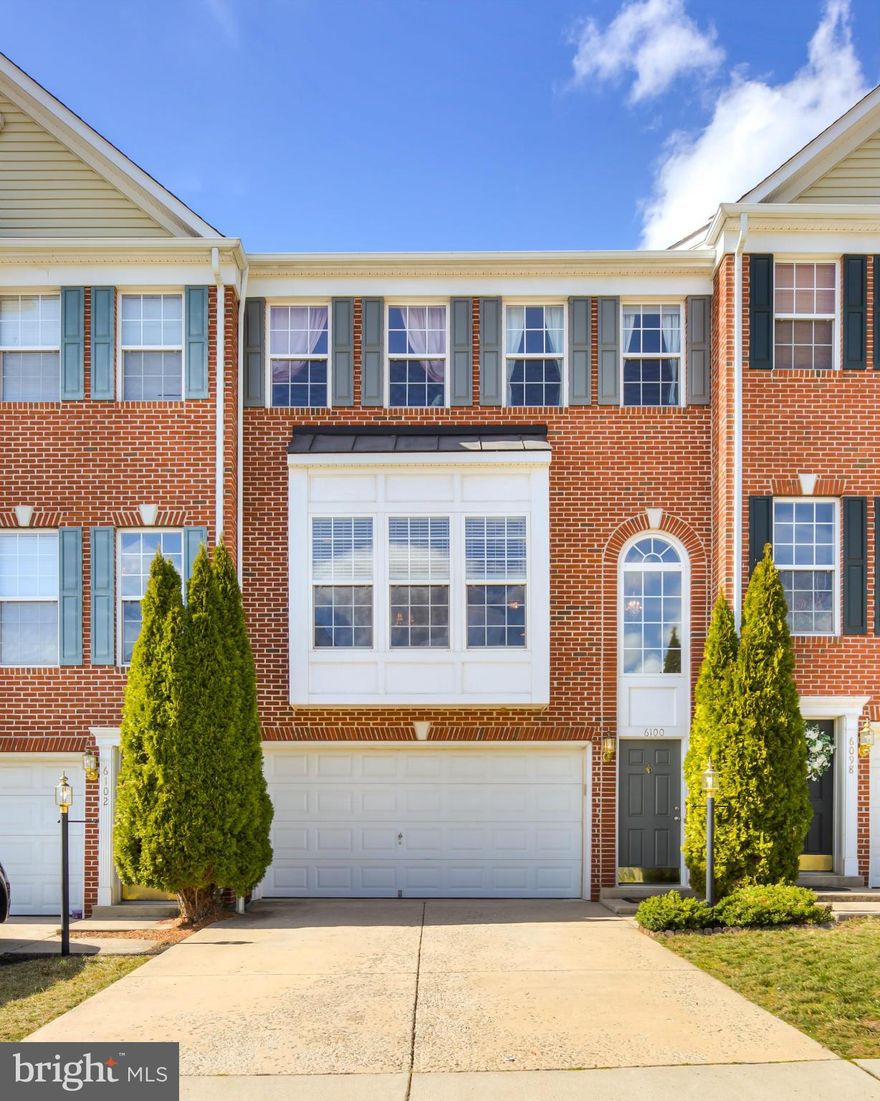 Well taken care of 2-car garage townhome in a great location.  This 3 finished level Brick Front townhome offers many different features such as hardwood flooring on the main level, granite countertops, 3 Full baths, large deck facing the common area, tiled backsplash, front box bay window, Upper Level Laundry and more!  House backs to common area - must see to appreciate!