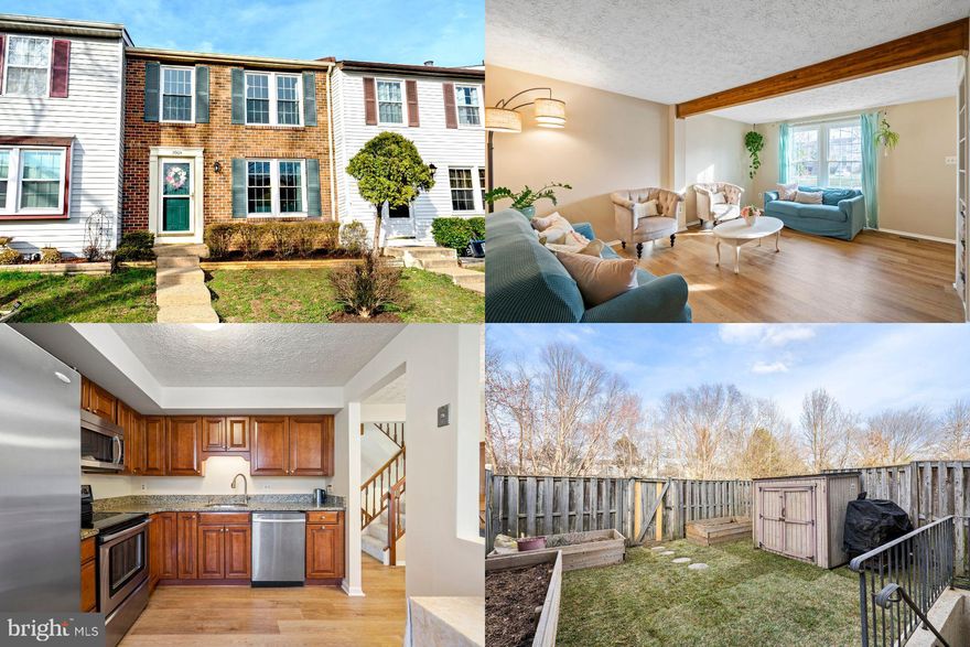 This spacious home spans three finished levels in the desirable Little Rocky Run community. Offering a secluded ambiance, it's conveniently located within walking distance to the pool and playground. The residence boasts an inviting kitchen with a separate dining area, recently upgraded flooring, freshly painted interiors, water heater 2017, new HVAC 2024 and a brand-new roof with accompanying gutters installed in January 2024. The finished basement is flooded with natural light and showcases new carpeting, a convenient half bath, a generously sized recreation room with recessed lighting, and a separate den. The master bedroom features its own full bath, a spacious walk-in closet, and a vanity area for added convenience. Nestled in the heart of Little Rocky Run, this home offers easy access to an array of amenities including pools, tot lots, a clubhouse, basketball courts, tennis/pickleball courts, and jogging/walking/biking trails. It's conveniently situated near major routes, shopping centers, dining options, parks, and other recreational facilities, providing a well-rounded and vibrant lifestyle for residents.

Updates:
Roof - 2024
HVAC - 2024
New flooring LVP and Carpet - 2024
Fresh paint - 2024
Air ducts cleaned - December 2023
Water heater - 2017
Windows - 2014