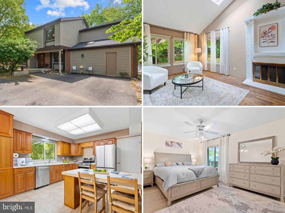 **Sunday 07/27 Open House 1-4pm** Bigger Than It Looks – Welcome Home! Step into this beautifully refreshed 5-bedroom mid-century modern gem in Germantown—now boasting stylish upgrades and thoughtful finishes that enhance its charm and livability. Fresh renovations include new flooring (no carpets!), a fully finished basement, updated garage floors, and a revamped fireplace—making this home feel brand new while preserving its unique character. The open floor plan effortlessly connects the kitchen, dining, and living areas—ideal for both everyday living and entertaining. All five (5!) generously sized bedrooms are conveniently located on the top floor, each offering ample closet space, including multiple walk-ins. Two modernized full baths complete the upper level with mid-century flair. The main level also includes a flexible bonus room—perfect as a 6th bedroom, home office, or cozy den—adding versatility to the layout. Step outside to a private deck and screened-in porch, ideal for morning coffee or evening relaxation. The expansive backyard offers endless opportunities for entertaining, gardening, or simply unwinding in peace. The 2-car garage has been transformed into a functional office or storage area but can easily be converted back to garage Set in a quiet, established neighborhood close to parks, shopping, and commuter routes, this home blends timeless mid-century design with today’s modern comforts. You’re going to want to see it again—schedule your tour today!