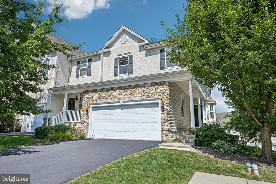 Conveniently located 20 minutes from West Chester and King of Prussia areas lies the enclave of Thorndale and this beautiful 4 Bedroom 2 1/2 Bath townhome with balcony and seasonal views. The front porch opens into a welcoming two-story foyer area, your then drawn into an open, flowing space that’s brightened nicely with natural light, set up for easy living and great entertaining. Gourmet kitchen highlights the space, a formal dining area separated, but still part of the room makes for wonderful gathering or take it outside and dine on the balcony.
Upstairs are four well sized bedrooms, the primary bedroom with walk-in closet and full bathroom is its own suite at the other end of the hall can be found three bedrooms and a full bathroom to service them. This owner uses them as home offices and a guest room. The lower level is fully finished and has a slider to a delightful green space outside, there’s a two car garage to store your things or your car. You can walk to the Thorndale train station and be in Center city in no time or anywhere the regional rails can take you. Local shopping and dining is more than adequate, but just a short drive when you want more options. Hop over to the outlets in Lancaster too so very convenient. Schedule your appointment to take a look at this one soon.