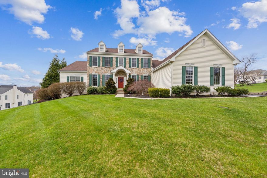 Home Sweet Home! Pride of ownership shines through out this beautiful 4 bedroom, 2.5 bath home in popular Swedesford Chase!  Upon entering the foyer area, you will be impressed with the beautiful hardwood flooring expanding throughout the first floor, custom woodwork includes elegant wainscotting, crown molding and pillars accenting the living room and dining room.   The sunlit family room is stunning, it includes  a 2 story  floor to ceiling stone fireplace w/mantel.  Custom remote controlled blinds, ceiling fan, recessed lighting, the room opens up to the well appointed kitchen w/granite counter tops on the center island and counters.  There is a tiled back splash, 36" cabinets, a gas cook top in the center island, large pantry, newer dishwasher & refrigerator.  You will enjoy the sun room that is right next to the kitchen with sky lights and access to the rear 17x31 covered deck w/access to the rear yard overlooking the beautiful grounds that includes open space that is common area to the community expanding behind the property and next to the home allowing for continuous views throughout the seasons. This premier lot  allows the home to sit back off the road allowing for privacy.  Convenient 1st floor laundry room and access to the 3 car garage with electric.   The home office on the main level includes  wall to wall built in shelving, recessed lighting , custom wood work and spectacular views of the rear yard.   The powder room sits in the center of the home. The main level owner's suite boasts a tray ceiling, double door entry, 2 walk in closets, recessed lighting, a sitting area and a spacious bathroom with  a large garden tub w/whirlpool jets,  there are his & her vanities.  Plenty of closets are located through out the home.  A double staircase off the family room leads to the 2nd level featuring 3 sizable bedrooms all with neutral carpeting and closets, a ceramic tiled hall bathroom that is also accessible from a bedroom.  The lower level is a spacious daylight walk out  basement that is the size of the first floor.  This area explodes with potential to finish your way.  Plumbing is available for a future bathroom.  There is a water filter system and ADT security system. This home has been lovingly maintained and is located in an area that is booming with convenience.  Target is within walking distance, the Exton community park is across the street , the Chester County library, Exton Mall and Main Street shopping center is around the corner. The Septa Regional train station with parking is nearby to assist with commuting.  Don't miss this fantastic home  in an award winning school district convenient to all major commute routes. (202, Route 100 & the PA turnpike) plus minutes from shopping, gas, entertainment and restaurants. Professional photos, video & aerial shots coming Friday (Rain altered our photo day)