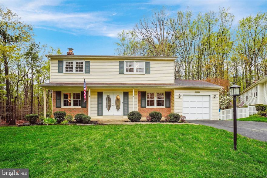 Home is available for showings by appointment only.  Current contract has a kick-out. 
Charming 4-Bedroom Residence in Coveted Orange Hunt Estates
Welcome to this exceptional single-family home, perfectly blending sophistication and comfort with a spacious main level addition. This inviting property offers 4 bedrooms, 3.5 baths, and a delightful array of features. The main level presents a bright family room adorned with French doors that open to a two-tier wood deck, perfect for entertaining. The expansive kitchen is equipped with new light fixtures and offers abundant cabinetry, counter space, and a central island. Enjoy cozy evenings by the gas fireplace in the living room, dine in style in the separate dining room, and take advantage of the versatile front room, ideal for a home office. A newly renovated half bath completes the main level.

On the upper level, all bedrooms boast engineered hardwood floors. The primary suite features a walk-in closet and an en-suite bath with a walk-in shower. Three additional bedrooms share a beautifully updated full bath with a tub-shower.

The finished walkout basement provides two spacious rooms, an additional full bath, ample storage, and a laundry area. Outside, the fully fenced yard with an in-ground heated pool offers a private retreat with serene wooded views. A large storage shed and a one-car garage further enhance the appeal of this delightful home.