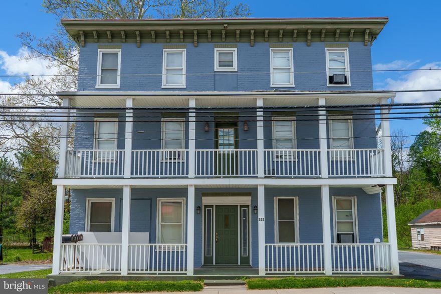 Fantastic multi unit available in Thurmont! Don't miss out on this cash flowing turnkey property. More details to follow!

All units are fully occupied so showing is via open house only. First open house opportunity scheduled for Sunday 5/3 from 11am-1pm.