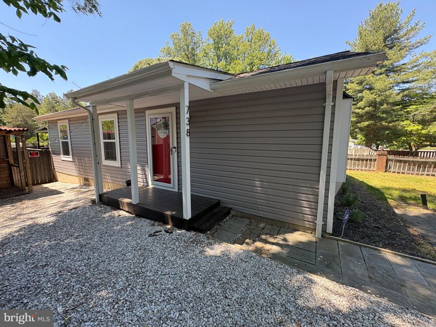 Located in the White Sands community with an easy commute to DC, PAX River, and Joint Base Andrews, this beautifully updated 3-bedroom home offers an extensive revamp and peace of mind. The freshly painted interior features vaulted ceilings with a skylight for a bright, open feel. The large, fenced backyard offers great outdoor living with a stained deck, gazebo, metal awning, and tiki bar/storage area. Major updates have been completed in the past few years including a remodeled kitchen featuring quartz countertops, soft-close cabinetry, and stainless steel appliances, along with a remodeled bathroom showcasing granite countertops and subway tile. The exterior has been upgraded within the past few years with a new roof, siding, windows, gutters, insulation, front door, and skylight. Additional improvements include updated waterproof LVP flooring, new washer/dryer (2023), new WiFi-controlled Rheem water heater (2023), new well pump (2024), and new RainSoft water treatment system (2022). White Sands community amenities include a community center, playground, restaurant, and marina. This home is move-in ready and conveniently located near shopping, dining, and local amenities. Schedule your showing today!
