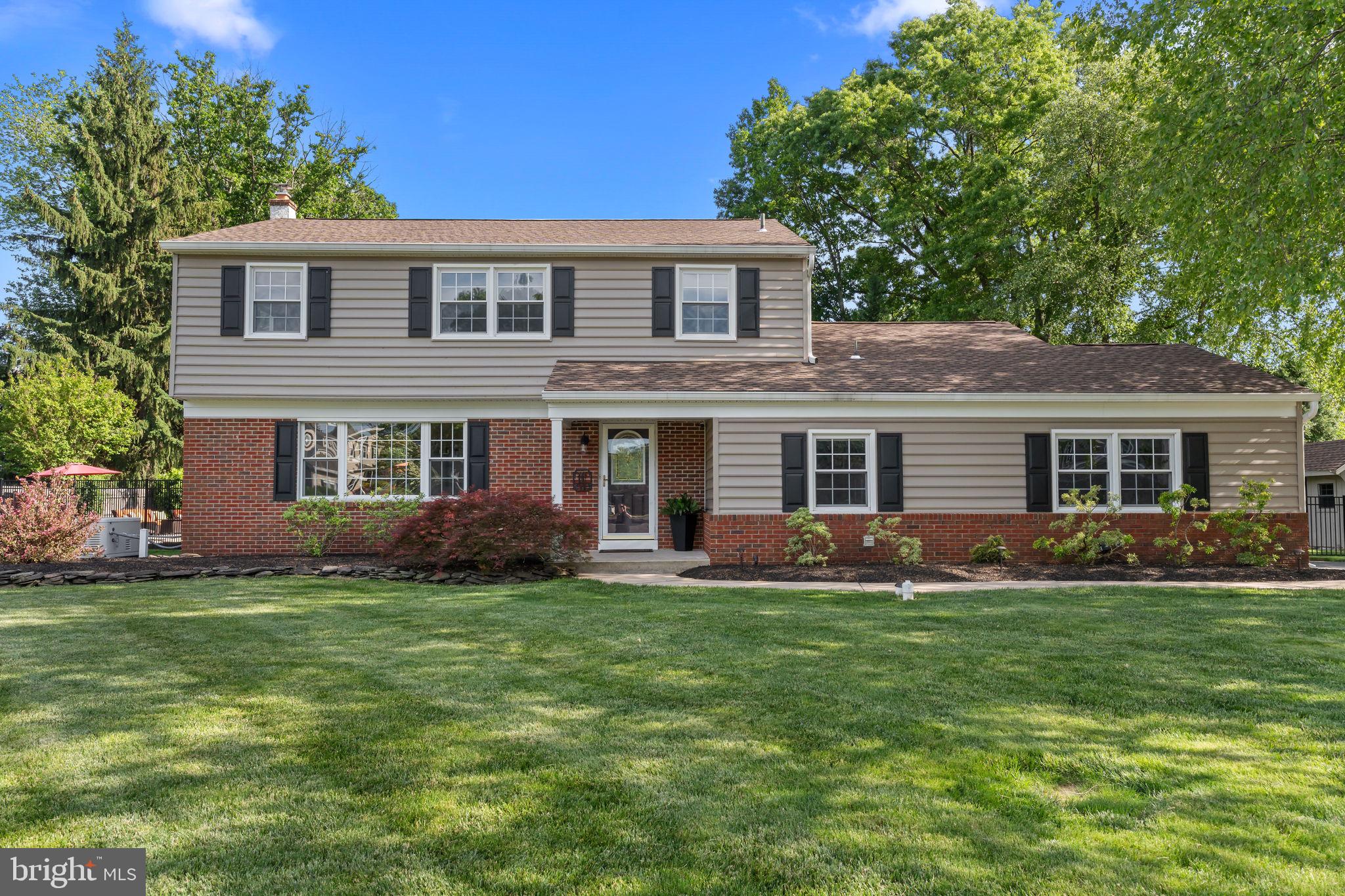 Just in time for the summer! Welcome to 505 Keating Dr in the desirable Valleywood community in sought after Yardley, PA. When you drive up to this beautiful 4 bedroom 2.5 bath colonial, you are greeted by lush landscaping, wonderful newer exterior and roof, spectacular inground pool and fenced-in backyard. As you enter this very special home you feel the warmth and charm it has to offer. Enjoy cooking in the open concept kitchen with gas cooking, stainless steel appliances, subzero refrigerator adjacent to dining room and a full view of the family room. The oversized dining room is ideal for entertaining, the light drenched family room features fireplace, skylights and bar, and you can sit back and relax in the 4 season sunroom sipping a cup of coffee while enjoying your wonderful backyard. The house has full southern exposure across the back with abundant natural light in the kitchen, family and 4 season sunroom. The laundry room, powder room and two car garage complete the main level. Upstairs you will find the updated spacious primary suite with remodeled bathroom and dressing area and 3 additional spacious bedrooms with a beautiful updated hall bathroom. The summer is the time to be outdoors. Relax by the heated pool with tranquil park like setting. All this with public sewer and water and a full house generator! Award winning Pennsbury School District. Easy Access to highways, restaurants and shopping. This house has been lovingly maintained by its owners and is ready for you to move right in. It is just the house you have been searching for.