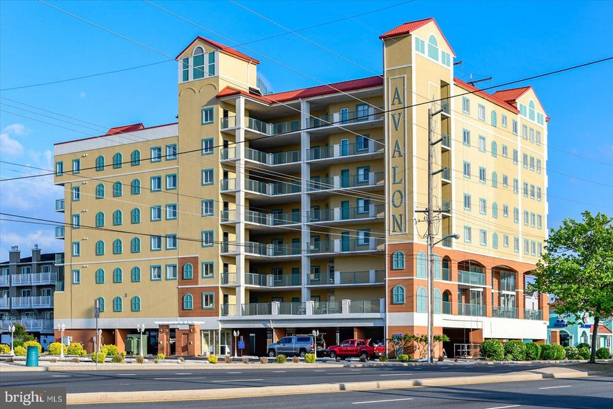 GORGEOUS 3 BEDROOM, 3 FULL BATH OCEAN BLOCK CONDO W/ STUNNING OCEAN & BAY VIEWS! Upon Entering The Unit, The Large Spacious Foyer Welcomes Guests & Family W/ Over 1,800 Square Feet Of Coastal Living At Its Finest! Each Room Is Tastefully Decorated & Painted In The Soft Warm Colors Of Summer! Enjoy The Smell Of The Ocean & The Views From Sunrises to Sunsets. Cozy Up To The Warm Fireplace On Cool Nights While Relaxing In Your Home Away From Home!  Avalon Is A Well Appointed Building That's Amenity Rich From An Indoor Pool, Fitness Center, Sauna & Roof Top Lounging! Owners Did Not Rent But Would Bring A Substantial Income Per Season! Mostly Furnished W/ Very Few Exclusions! Easy To Show!