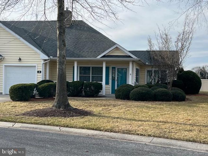 Tucked away on a quiet street in this sought after active adult community is this 2 bedroom, 2 bathroom home. Inside you will be welcomed into the large open concept living space that includes a spacious living room with gas fireplace, dining area and kitchen. The kitchen boast solid surface countertops along with a center island. The sunroom expands the living space of the home and offers access to the rear patio. The primary suite includes an ensuite bathroom with double sinks, linen closet, soaking tub and separate shower. There is also a large walk-in closet in the primary suite. The secondary bedroom has a nicely sized closet and has easy access to the full bathroom located across the hall. There is a large laundry room that includes a washer and dryer along with ample closet space providing easy storage space. Additionally you will find an attached 1 car garage and partial attic above. Community amenities include a clubhouse with exercise room, game room, library, indoor pool and more. Come and see all that this community offers and begin enjoying the maintenance free lifestyle today.