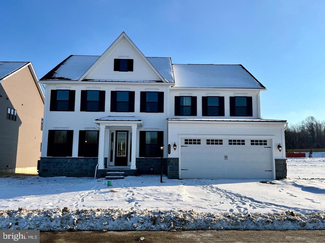 Move-in ready! A brand-new deck is set to be installed soon, enhancing the outdoor living space.
This brand-new single-family home is nestled in the highly sought-after Exton Walk community, right in the heart of Exton close to train station and Exton Square Mall. The Lisbon model seamlessly blends contemporary design with timeless craftsmanship. Step into the inviting foyer, leading to a spacious open floor plan. Gather in the family room, which flows into the gourmet kitchen featuring a walk-in pantry and a large island.
The main floor also includes a bedroom and a full bath, offering flexibility for guests or multi-generational living.
Upstairs, four generously sized bedrooms boast walk-in closets and private bath access. The luxurious owner's suite offers dual walk-in closets and a spa-like double vanity bath.
The fully finished basement adds even more versatility, featuring a private in-law suite with a bedroom, full bath, and additional living space—perfect for extended family or guests.