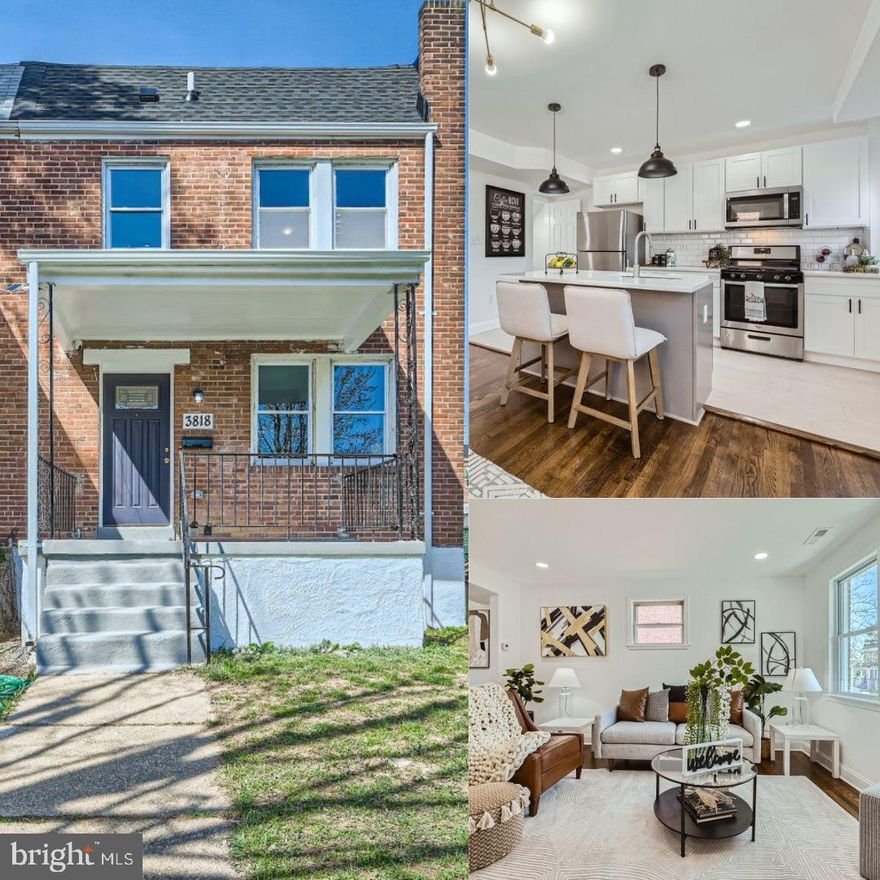 Charming Urban Retreat with Modern Updates and Community-Friendly Features! Nestled within the historic charm of Baltimore, 3818 Beehler Ave offers a welcoming haven for those seeking peace of mind and convenience in a vibrant community setting. Perfectly suited for individuals or households valuing updated features and worry-free living, this home has been meticulously renovated from top to bottom, ensuring years of comfort and minimal maintenance. Boasting 1,620 square feet, 3 bedrooms, and 2 bathrooms, this residence seamlessly combines style with functionality. The open-concept layout leads to a beautifully updated gourmet kitchen, ideal for gatherings and culinary adventures. The bathrooms have been completely redone with exquisite tile work, while the fenced yard provides a safe and private outdoor space for relaxation and enjoyment. Surrounded by nearby parks and friendly neighbors, this home fosters a sense of community and belonging. With convenient access to shopping centers, groceries, and public transportation, including the subway and various bus routes, this property offers practicality and ease in daily living. Plus, with ongoing development in the area, buyers can seize the opportunity to invest in a competitive price for the neighborhood, ensuring both present comfort and future value. Schedule a private tour today to experience the warmth and charm of 3818 Beehler Ave and envision your new home!!!