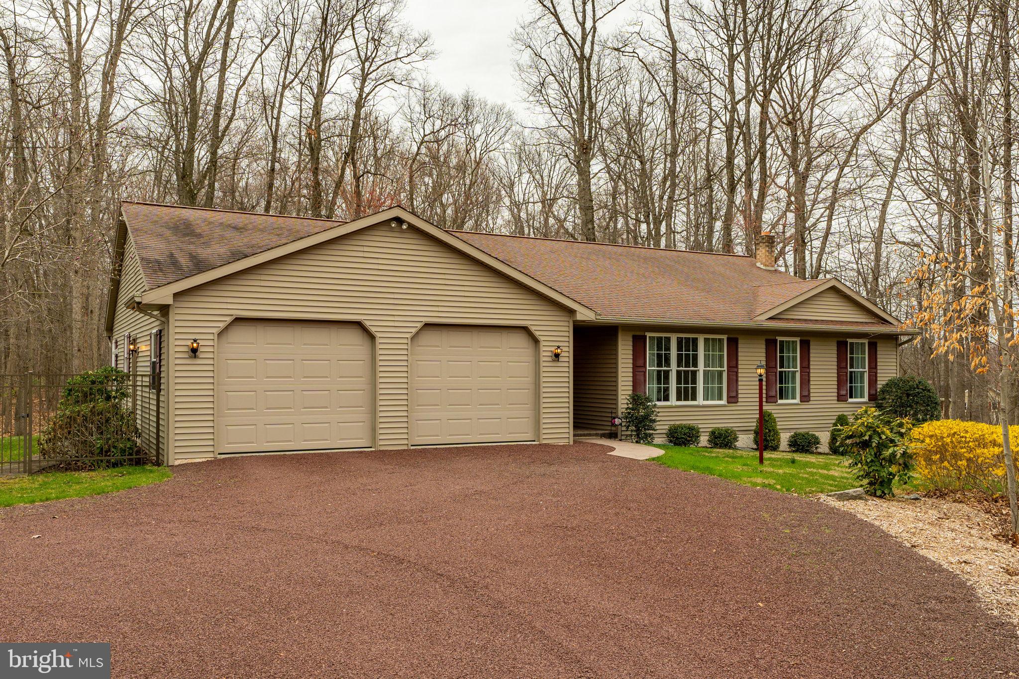 Auction Date Wednesday, June 18, at 5 PM - Listed price is an opening bid only and is not indicative of the final sale price * Real Estate: Custom one story, one owner frame/vinyl rancher built by Paul Snader Builders w/1,932 SF finished area. Country eat in kitchen w/custom walnut raised panel cabinets, breakfast island & appliances. Dining area, spacious living/family room, foyer, 3 bedrooms (primary bedroom w/primary bath), 2 full baths, 1st floor laundry, attic, daylight basement. Geo thermal heat system, central A/C. Low maintenance exterior w/Simonton insulated windows. Custom features include: chair rail, raised panel doors, stamped concrete walks & covered front porch, blue stone rear patio. Attached 2 car garage. All on 1 1/2 acre wooded lot w/professional landscaping. On site well & septic. Note: Ideally located custom one owner rancher in clean move in condition. A must see property. Convenient location, minutes to Bowmansville, Maple Grove, Goodville & Morgantown. Easy access to Routes 322, 23, 625 & turnpike. Terms: 10% down, balance 60 days or before. Personal inspection by appointment or open house Saturdays June 7 & June 14 from 1 to 4 PM.