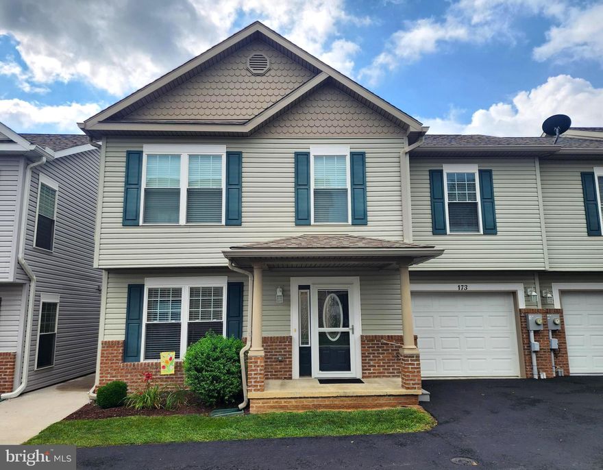 Nestled in the breathtaking Mountain Side of Maryland within the Appalachian Mountains, step into a duplex townhome (one side only) which blends the beauty of nature with the convenience of community living. With 3 bedrooms, 2.5 bathrooms, and a one car garage, this townhome has everything you're looking for.  Features open floor plan, eat-in kitchen,  and stainless steel appliances—perfect for cooking and entertaining.  2nd level includes a chair lift (if needed), owner suite retreat includes a double vanity, large walk-in shower, and a generously sized walk-in closet. Laundry room next to bedrooms on 2nd level. Best of all, no outside maintenance is required—the HOA covers complete lawn care and snow removal, giving you more time to enjoy the surrounding beauty. Don’t miss your chance to enjoy low-maintenance living in a serene mountain setting!