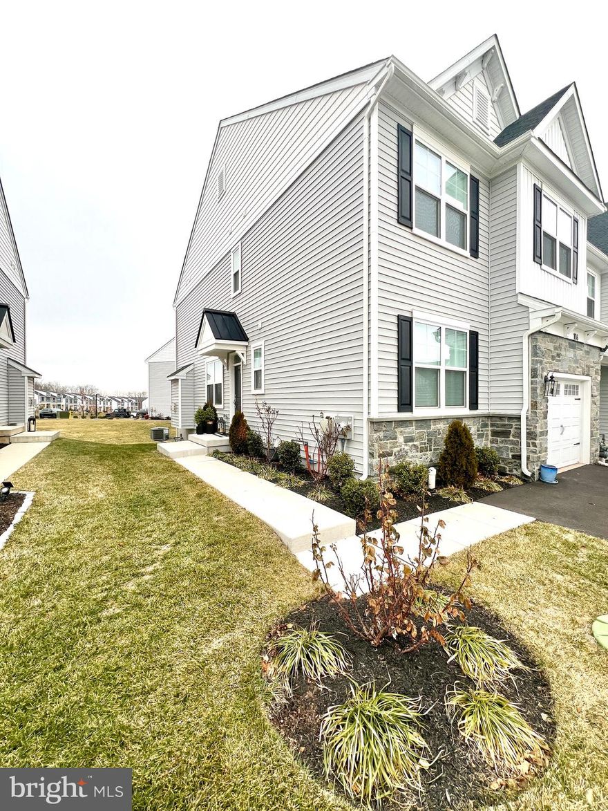 Welcome to your dream home in the heart of Harleysville! This immaculate townhome is designed for modern living and effortless entertainment. Step inside to an open, airy layout featuring a beautifully upgraded kitchen with quartz countertops, a sleek marble backsplash, and high-end finishes flowing seamlessly into the family and living areas.  The family room boasts a board and batten accent wall with a cozy fireplace, perfect for relaxing or gathering with friends.  A first- floor bedroom with an adjacent powder room adds convenience and flexibility. Upstairs, you'll find three additional bedrooms, including a luxurious master suite with its own bathroom and hallway bathroom. the laundry room is perfectly located upstairs for easy access. Luxury vinyl flooring flows throughout the entire home, and every window is adorned with window treatments. All closets are custom-designed to maximize storage. The fully finished basement features luxury vinyl flooring, a brand new bathroom with a shower, a walk-out entrance, and ample storage space, ideal for entertaining or creating your own private retreat. Modern conveniences include a whole-house alarm system and a back up battery for the sump pump. This except.ional home combines style, comfort, and functionality, making it move-in ready for the discerning buyer.
Seller is a licensed real estate agent in Pennsylvania.