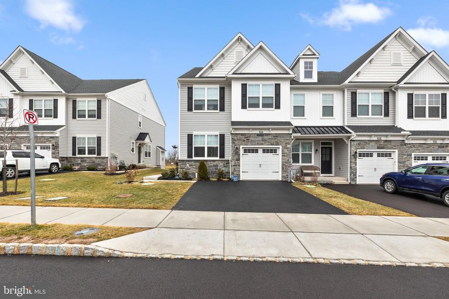 Welcome to your dream home in the heart of Harleysville! This immaculate townhome is designed for modern living and effortless entertainment. Step inside to an open, airy layout featuring a beautifully gourmet kitchen with quartz countertops, a sleek marble backsplash, and high-end finishes flowing seamlessly into the family and living areas.  The family room boasts a board and batten accent wall with a cozy fireplace, perfect for relaxing or gathering with friends.  A first- floor bedroom with an adjacent powder room adds convenience and flexibility. Upstairs, you'll find three additional bedrooms, including a luxurious master suite with its own bathroom and hallway bathroom. the laundry room is perfectly located upstairs for easy access. Luxury vinyl flooring flows throughout the entire home, and every window is adorned with window treatments. All closets are custom-designed to maximize storage. The fully finished basement features luxury vinyl flooring, a brand new bathroom with a shower, a walk-out entrance, and ample storage space, ideal for entertaining or creating your own private retreat. Modern conveniences include a whole-house alarm system and a back up battery for the sump pump. This except.ional home combines style, comfort, and functionality, making it move-in ready for the discerning buyer.
Seller is a licensed real estate agent in Pennsylvania.