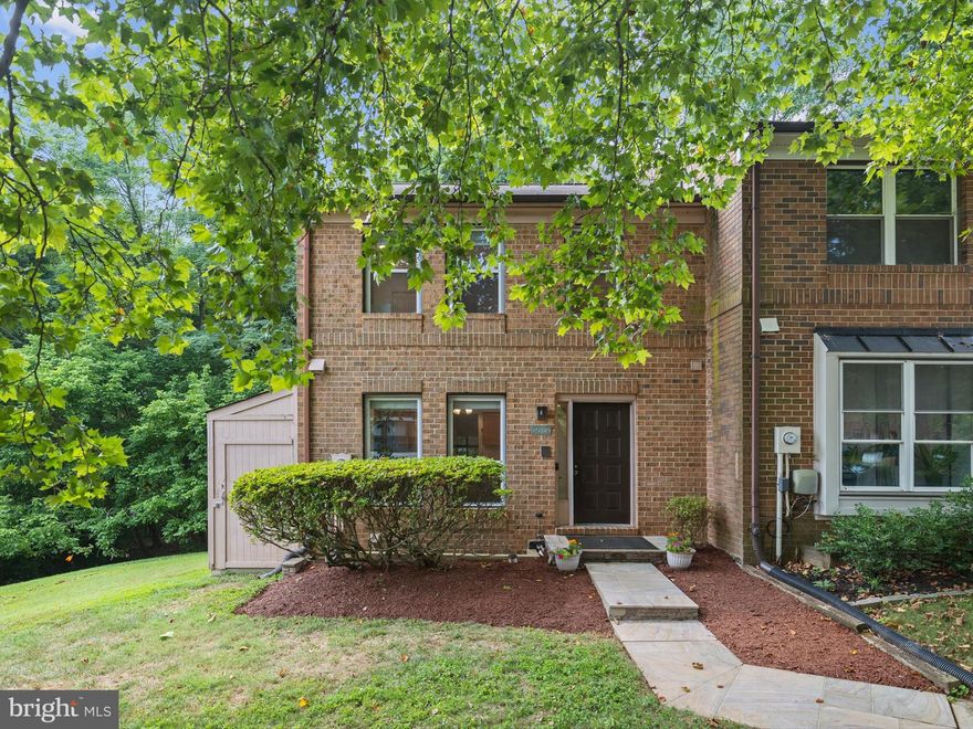 Back on the market at no fault of the sellers!  Welcome to your new home! This charming and well maintained 4 bedroom, 3.5 bathroom end unit townhome is nestled in the peaceful neighborhood of Sun Ridge.  As you approach the home, the manicured lawn sets the tone for the pride in ownership that's evident throughout the entire property.  Upon entering this beautiful home, you are greeted by fresh paint throughout, a half bath on the right and a large eat in kitchen to the left. Adjacent to the kitchen is the open concept dining/living area.  The separate dining room overlooks the spacious living room which is complete with a wood burning fireplace for cozy winter nights and large garden greenhouse windows that overlook the wooded backyard.  The sliding glass door provides interior access to the sizable freshly treated deck which is shaded by mature trees offering relief from the summer sun and seclusion which makes it a perfect place for entertaining. There is a shed attached to the exterior of the home that offers extra storage for lawn/grilling equipment.  As you head downstairs, you’ll find a storage closet and laundry room to the right and a large bedroom with an en-suite updated full bathroom.  Ascending the stairs to the upper level, are two generously sized additional bedrooms, an updated full hallway bathroom with a jetted tub and a spacious primary bedroom with an additional en-suite updated full bathroom.  The current owners have added quite a few updates over the years which include: (2024) Fresh interior paint and deck treatment.  (2023) New line set for HVAC, sump pump replaced, powder room and upper hallway toilets replaced.  (2022) Steel chimney flue replacement and top mount damper installed, whole house humidifier installed.  (2021) Refrigerator.  (2019) New attic insulation installed.  (2018) Window treatments.  (2017)  HVAC system replaced.  (2016) Windows replaced, garden greenhouse windows sealed, water heater replaced, dishwasher, washer/dryer.  Aside from all this gorgeous home has to offer on the inside, its location is prime.  Walking distance to the community pool, the serene views of Lake Churchill/Little Seneca Lake both with biking/walking paths and Black Hills Regional Park right down the street.  Minutes away from I-270, the MARC train station, a plethora of dining/shopping options and TopGolf.  This home truly is the total package, come check it out today!