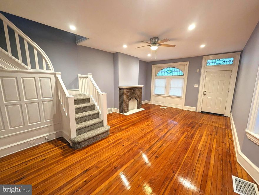 This property qualifies for a home buyer grant of up to $10,000 which could be used to cover closing costs or buy down the rate. Grant offered through Prosperity Mortgage. There are no income limits, the Buyer does NOT need to be a first-time homebuyer, and the Grant is completely forgiven on the day of settlement!  There's also the First Front Door (FFD) First-Time Homebuyers program that may provide down payment and closing cost assistance up to $15,000 to eligible  First-time homebuyers!  Contact the listing agent or your agent for details.  Just in time for spring, is this amazing Semi-Detached, 4-bedroom, 1 1/2-bathroom Home perfectly situated in a desirable and convenient Southwest Philadelphia neighborhood. This charming Twin-Style Home has been beautifully updated with a new kitchen, new bathrooms, recessed lighting, fixtures, and ceiling fans. Central Air Conditioning (A/C) has also been added for the new owner's comfort! All rooms are freshly painted with neutral/designer-style colors and vibrant white wood trim! There are a plethora of new windows that flood the spaces with natural light and new window blinds have also been installed! In addition to the refinished hardwood floors, you´ll find,  new carpeting, new luxury vinyl, and new ceramic tiled flooring. The new kitchen is bright and airy with light gray shaker-style cabinets, sleek black appliances, ceramic tiled backsplash, and ample counter space! The dining room has an eye-catching, geometric accent wall that coordinates beautifully with the neutral grey and white theme that runs throughout the Home's interior! In the living room, you'll find a decorative brick fireplace and mantel, beautiful stained glass accents over the front-facing windows, and the entry door transom! The main level also has an enclosed front porch with ceramic tiled flooring, a convenient 1/2 Bathroom, as well as a washer & dryer hook-up off of the kitchen. The primary bedroom has finished hardwood flooring, ample closet space, bay window, and window seating! This beautifully updated home showcases modern finishes while maintaining much of the old-world charm found in features such as hardwood flooring, stained glass windows, bay windows, window seating/benches, and a second set of rear steps that are accessed off the kitchen!  The Sellers spared no expense in getting this home ready for its new owner! This stunning home is close to shopping, restaurants, parks, major roadways, and the Philadelphia International Airport. Request your showing today and submit your offer!