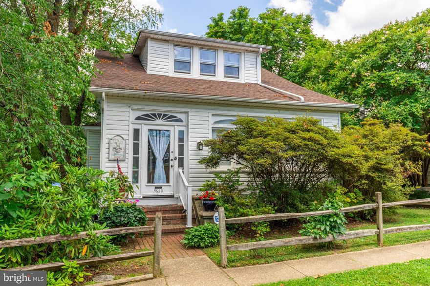 Cute Bungalow in  Hamilton community with a large floor plan. This home features a  main floor bedroom with three bedrooms on the upper floor. Large closets for storage or it could be turned into an additional bathroom. This home sits on a quiet 50' x 125' lot with trees that shade the backyard.  Large deck off the rear of the home.  This house also has a newer roof and a newer furnace with original hardwood floor throughout the home.