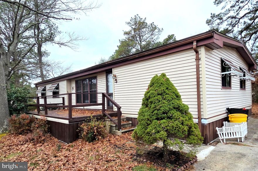 Welcome to this well-maintained home in the desirable Brighton at Barnegat community. This spacious manufactured home offers a comfortable layout with a living room, dining area, and an additional sitting room that provides great flexibility for everyday use. The kitchen and bathrooms have been thoughtfully updated, giving the home a fresh and modern feel. Enjoy outdoor living with both a front deck and a private back deck perfect for relaxing or entertaining. The lot offers a nice buffer of privacy behind the home while still being close to all the community amenities and conveniences of Barnegat. A solid, inviting home in a well-kept community, ready for its next owner to move in and make it their own.