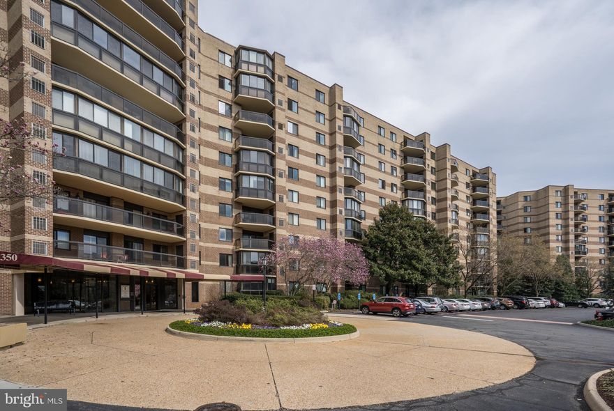 HUGE 1 bedroom condo with heated/cooled 13x9 sunroom for extra living space! Incredibly spacious unit  features expansive living areas with great open flow, kitchen with double oven and pantry, in-unit washer/dryer, updated bathroom, walk-in closet, newer windows, and over 1100 finished sq ft of space! Keep as large 1 bedroom or convert to a spacious 2 bedroom unit like another recent sale!  Assigned GARAGE SPACE and storage bin included with this special unit! The Rotonda is a 34-acre gated community filled with endless amenities and features for residents, including  indoor and outdoor pools, spa, fitness center, walking trails, pet areas, game room, tennis, basketball, and sand volleyball courts, business center, general store, electric vehicle charging stations, car wash and vacuum, Metro shuttle and much more! This beautiful condo community includes onsite management with fob access and security cameras for your safety. Unbeatable location in the heart of Tysons - WALK to shopping, dining, and entertainment at The Boro! Minutes away from Tysons Galleria and Tysons Corner Center Mall, with easy access to freeways and Metros!