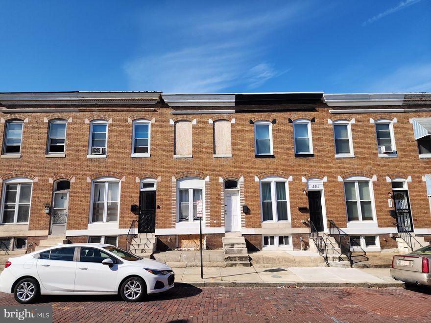 ONLINE AUCTION: Bidding begins 11/07/2023 @ 10:00 AM. Bidding ends 11/09/2023 @ 11:10 AM. List Price is Suggested Opening Bid. 2 Story Shell Townhouse located in the Penrose area of Baltimore City. Residents can enjoy the nearby attractions such as Grace Medical Center, Westside Shopping Center, West Baltimore MARC Station, & Mount Clare Junction Shopping Center. Property is Vacant. Easy Access to Major Traffic Artery Baltimore St. Deposit: $5,000.