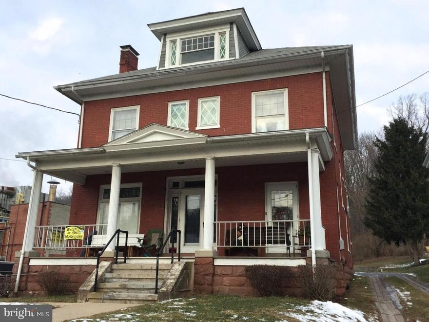 Currently used as a 2 unit. Could live in one unit and rent out the other. Large brick 2.5 story home. Very deep lot with parking in the rear. 2 sheds on the property. 1st floor unit has 1 bedroom, living room, kitchen, dining room and bath. 2nd floor unit has 2 bedrooms, living room, kitchen, bath and full use of the 3rd floor rooms.