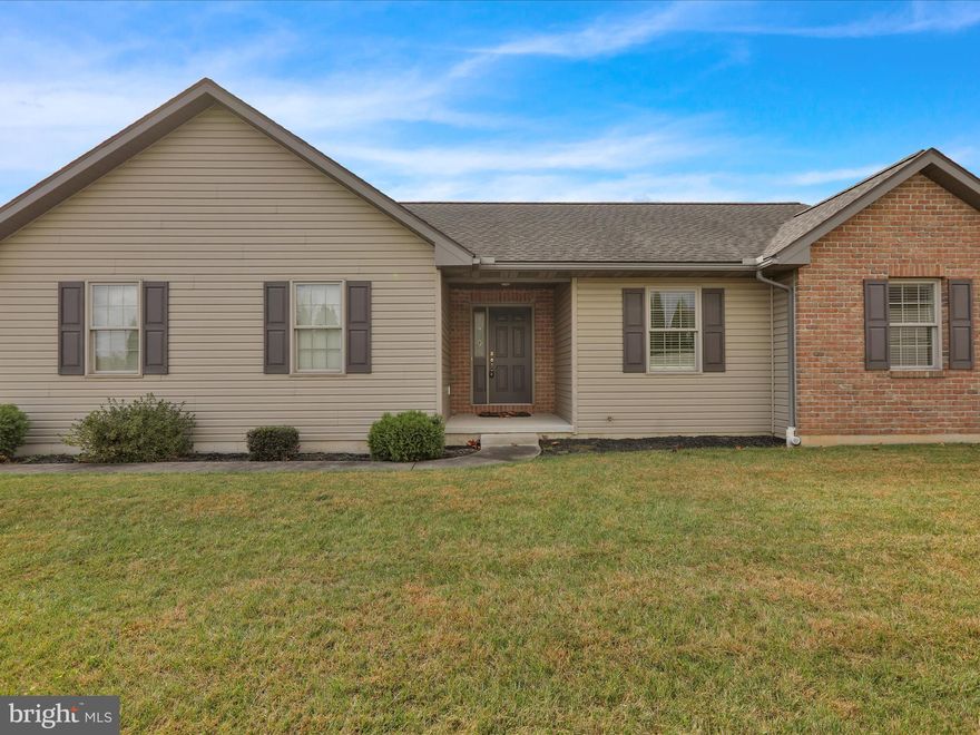 Well maintained Ranch home in Northern Lebanon Schools!  As you pull up the private driveway, you will enjoy the way this home is nestled into the neighborhood.  Entering in the front door, you are greeted by a foyer that immediately opens up to the Living Room.  This space has cathedral ceilings and a gas fireplace.  From here, head past the dining area and into the kitchen.  Designed for efficiency, there are plenty of cabinets and counter space for a chef of any level.  Off of the kitchen is a laundry/mudroom that leads you into the 2 car garage.  Over to the other side of the house, the main bedroom features a walk in closet AND its own full bath.  Completing the main level are two more bedrooms and another full bath in the hallway.  The lower level is home to beautiful family room, half bath and a large storage space.  Outside, you will find a front porch, covered back patio, shed and more yard than meets the eye!  Be sure to check this one out before it is too late!