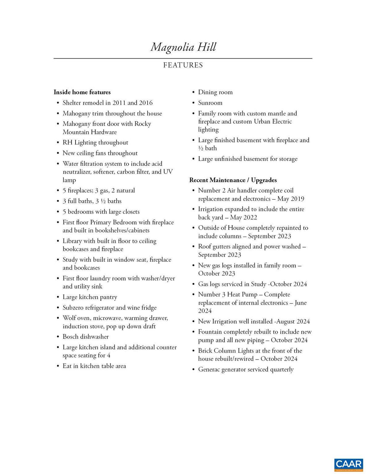 WINGATE FARM - Residential