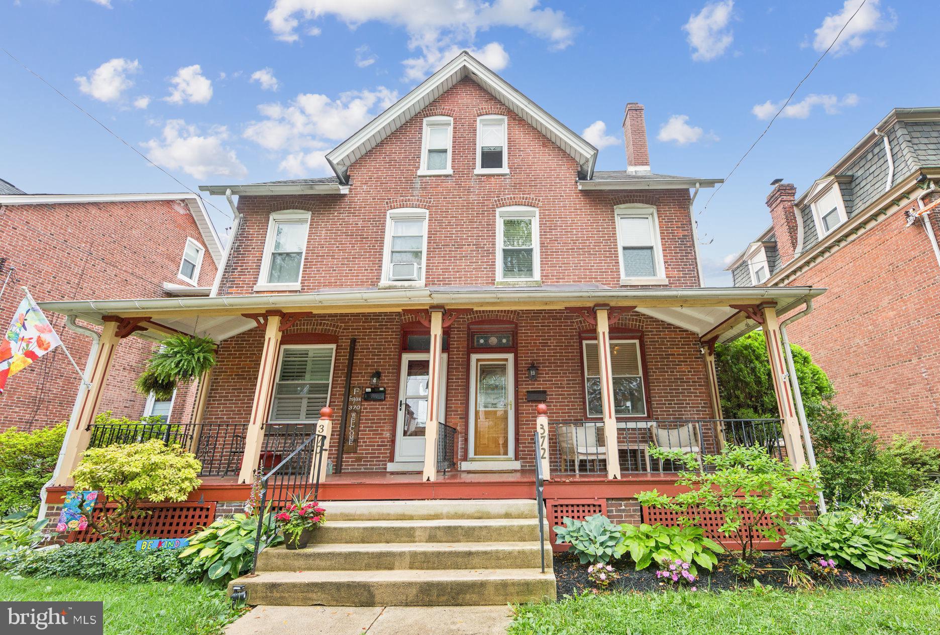 Discover the best of Phoenixville living in this beautiful, spacious twin just minutes from downtown, Phoenixville. Wake up to sun-filled rooms and unwind in your private backyard or covered porch after a stroll or bike ride along the Schuylkill River Trail.
With 4 spacious bedrooms + 2 full baths, there’s room to stretch out, host guests, or set up a dedicated home office. Hardwood floors, built-in bookcases, stylish finishes, and open living areas create a bright, welcoming vibe perfect for both everyday life and entertaining.
Step outside to the sidewalk of charming 2nd Ave and you’re a short walk or bike ride to Phoenixville’s vibrant restaurants, breweries, coffee shops, and boutique shopping. For families, the public elementary school is just a block away, and the public library and Reeves Park are only 3 blocks away! Whether you’re looking for weekend festivals, local trails, or just a cozy night in, this home puts it all at your doorstep.
Available now for $3,500/month. Make 372 2nd Ave your next address and enjoy everything this thriving community has to offer.