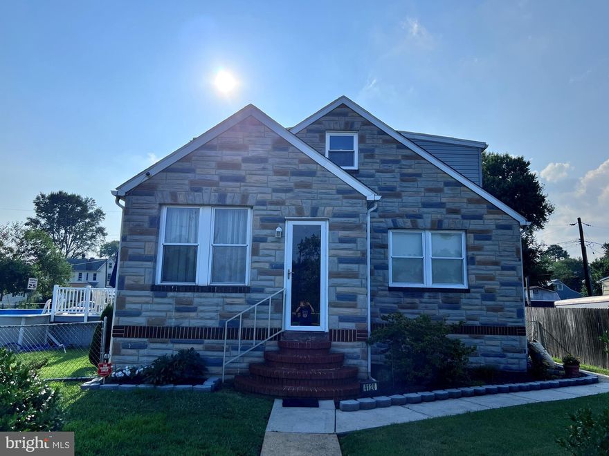 This property is located at the corner of Baltimore Street and Vermont Avenue in Halethorpe, convenient to downtown Baltimore. This traditional-style single-family home is being sold with an additional lot. The property is located on a corner lot with a large fenced-in yard, a pool, and a recently added composite-wood deck. The home features amenities for first-floor living including a dining room, family room, 2 bedrooms, a full bathroom, washer/dryer unit, and an updated eat-in kitchen with quartz countertops and new dishwasher and stove. The main floor has plenty of light and beautiful hardwood flooring. The upstairs space is versatile and can be used as an in-law suite or rental apartment with its own entrance, a full kitchen, a full bathroom, and 2 bedrooms – one with a walk-in closet. There is also a bonus room that can be used as an office or nursery. The spacious finished basement offers additional living space, perfect for a playroom, game room, or workspace with plenty of extra space for storage. Schedule your private tour today!