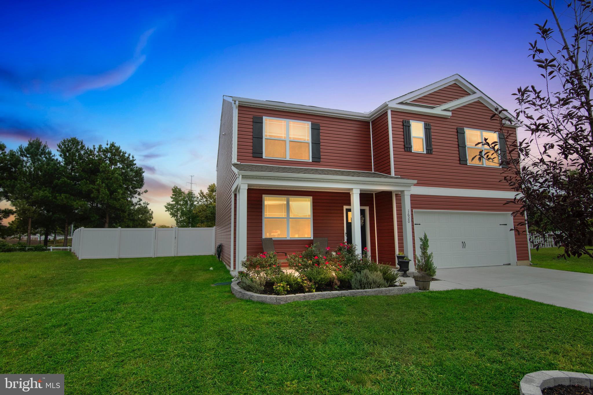 Discover your dream home in Cambridge, Maryland! This is your chance to enjoy all the benefits of new construction without the headaches. The property features an open-concept layout with a spacious living room, dining area, and a modern kitchen complete with granite countertops and stainless steel appliances. A bedroom, full bath and an office area conclude the main level.
Retreat upstairs to the large primary suite, which includes a walk-in closet and an ensuite bathroom. Three additional bedrooms, an extra living area, laundry room and your third full bath round out the upper level.
Step outside to a fully fenced backyard with a new stamped concrete patio, perfect for entertaining.
Nestled in a peaceful neighborhood, you'll be close to parks, schools, shopping, and dining, offering the ideal blend of comfort and convenience.
Don’t miss out—schedule your private tour today!