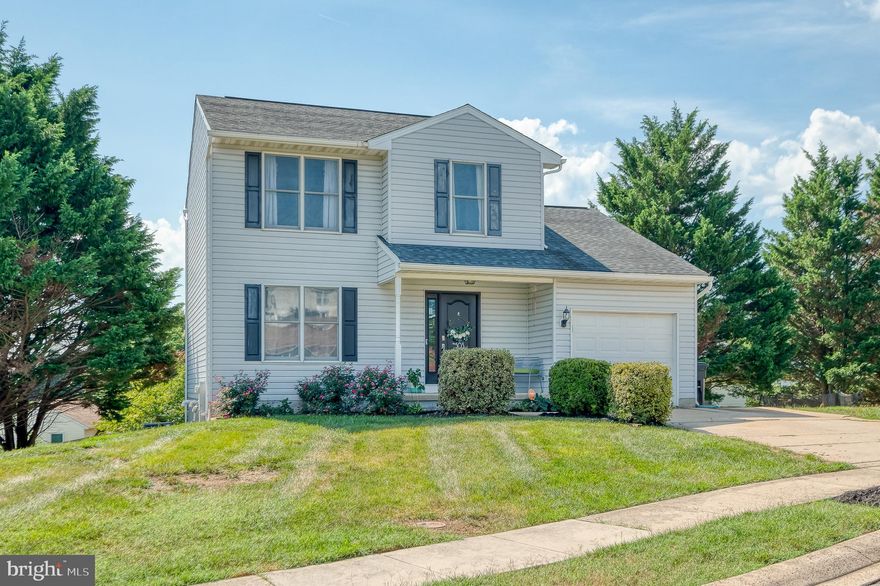 Nestled in the sought-after Grace Harbour community, this exquisite 3-bedroom Colonial residence is perfectly positioned on a tranquil cul-de-sac. The home boasts luxury vinyl plank flooring throughout the first floor and is designed for comfort and elegance. The main level features a spacious living room and a versatile dining area, currently used as a multi-purpose room, complemented by a country-style kitchen. The kitchen is adorned with granite countertops, stainless steel appliances, and a convenient table space with a slider that opens to an oversized outdoor deck, perfect for relaxation or entertainment. A convenient half bath rounds out the main floor. Ascending to the upper level, you'll find the primary suite with its attached bath, ensuring a private retreat. Two additional bedrooms and a full bathroom provide ample space for various needs. The fully finished basement serves as an entertainment hub, with both a family room and a recreation room. Additionally, it houses a dedicated laundry area and another half bath. Outside, the patio area beckons for gatherings or quiet moments, all in the privacy of a fully fenced rear yard. Practical needs are met with a 1-car attached garage, ensuring convenience. Discover the blend of charm, function, and location in this impeccable home.