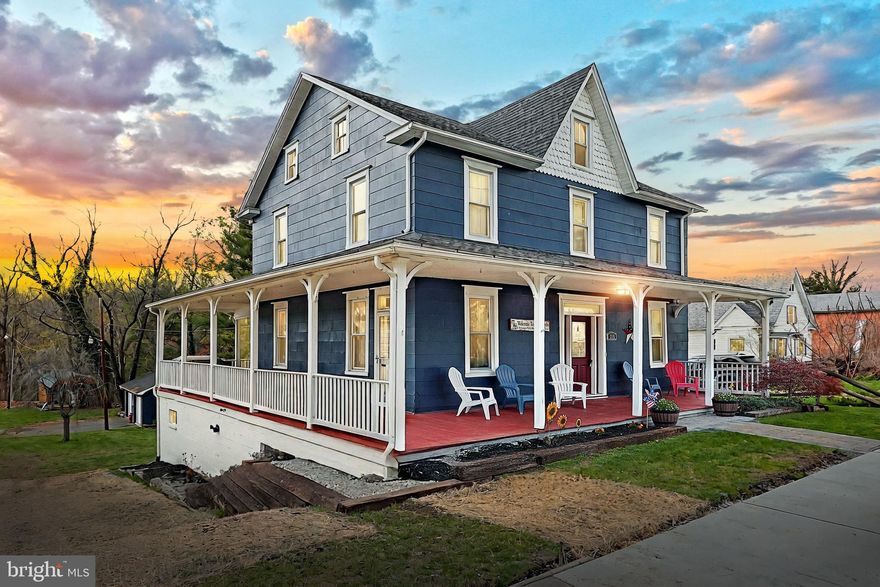 This inviting Colonial in Delta Borough is full of charm, space, and thoughtful updates. Fully renovated just before the current owners purchased in 2014, it’s been continuously improved and lovingly cared for ever since. A wraparound porch welcomes you in—perfect for enjoying your morning coffee or relaxing in the evening. Inside, you’ll find a comfortable mix of hardwood, LVP, and carpet throughout, with spacious, living and dining room areas, a bright kitchen with stainless steel appliances, five bedrooms, and two and half bathrooms. The partially finished lower level (approx. 750 sq ft) adds extra room for whatever you need—game room, office, gym, you name it. There is a detached two car garage and shed. If that’s not enough, there’s a fully finished “she shed” complete with heat, AC, and zoning for a private business—easily adaptable as a guest space, in-law suite, or teen hangout. Sitting on a 0.72- acre lot with room to spread out, this home is ready for you to move in and make it your own.