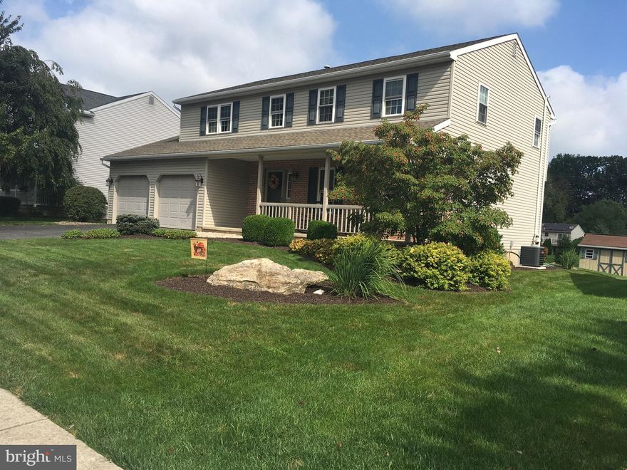 Pictures added 5/7/2025
Welcome to 322 Carriage Drive, well-kept lovely home in Brookview, a community surrounded by farmland.    Convenient so in minutes you are on 422 or 222.    As you pull up you will see a welcoming porch where you might want to spend some afternoon time this summer.  As you enter the foyer you will be welcomed on to wood flooring that extends into the kitchen.  To the right is the living room that leads to the dining room which could also be used for an office or whatever suits your family needs.   If you don’t head into the living room and you head toward the kitchen conveniently, there is a powder room on the right.   As you step into the  kitchen you will see 2 sliding doors that lead to a beautiful spacious covered deck with Ceiling fan, retractable blind  and Engineered decking.  A great place to escape after working or to watch the kids, grandkids, or your garden grow in the spacious yard that leads to a storage shed.  To the right is the kitchen which features granite and tiled backsplash.   All appliances come with the kitchen as well as an upright freezer in the basement and another refrigerator freezer.   It also features a nice pantry.   To the left from the hallway, you will see that it is completely open from kitchen to family room and the family room has a nice bonus…a brick fireplace.    Upstairs, you will find 4 bedrooms waiting for you, a full bathroom for 3 of the bedrooms and the master bedroom has an ensuite.  A looks like almost new basement and garage and the 2nd floor laundry are extra perks.  Roof and HVAC less than 10 years old.
You don’t want to miss this beautiful home which will not last long. ** please note all appliances are as is**
Contact your realtor today or visit us at our open houses when it comes on the market which is expected on May 10th .    The open houses are scheduled on Saturday,  5/10 from 9-11 and Sunday, 5/11 from 1-3.