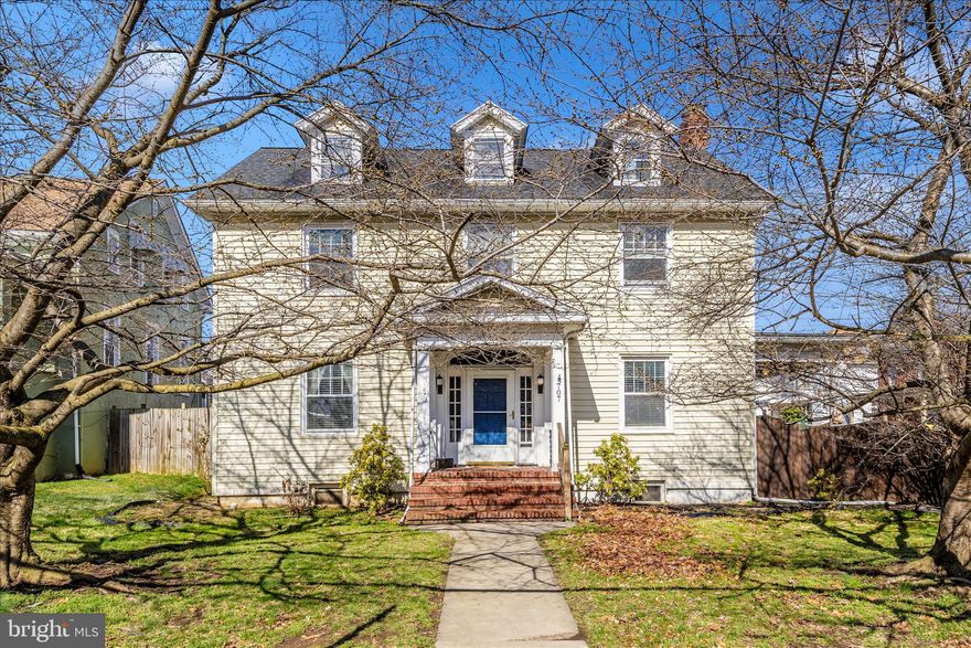 Welcome to 707 Summit Avenue, a charming colonial home. This inviting property boasts classic architectural details paired with modern comforts, making it the perfect family retreat. The classic colonial design features generous room sizes, large windows for natural light, and a warm, welcoming atmosphere, wood floors throughout, providing a timeless aesthetic.  Step outside to your fenced yard, perfect for pets and playtime. The side patio offers a wonderful space for outdoor dining and entertaining, surrounded by a large yard that invites relaxation and enjoyment. Located conveniently to local amenities, parks, and schools, this home is a rare find that combines comfort and style. Don’t miss the opportunity to make this lovely house your new home!