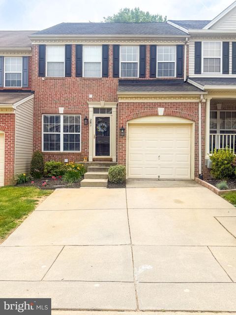 Townhouse For Sale - 281 Trudy Court<br/> FOREST HILL, MD 21050