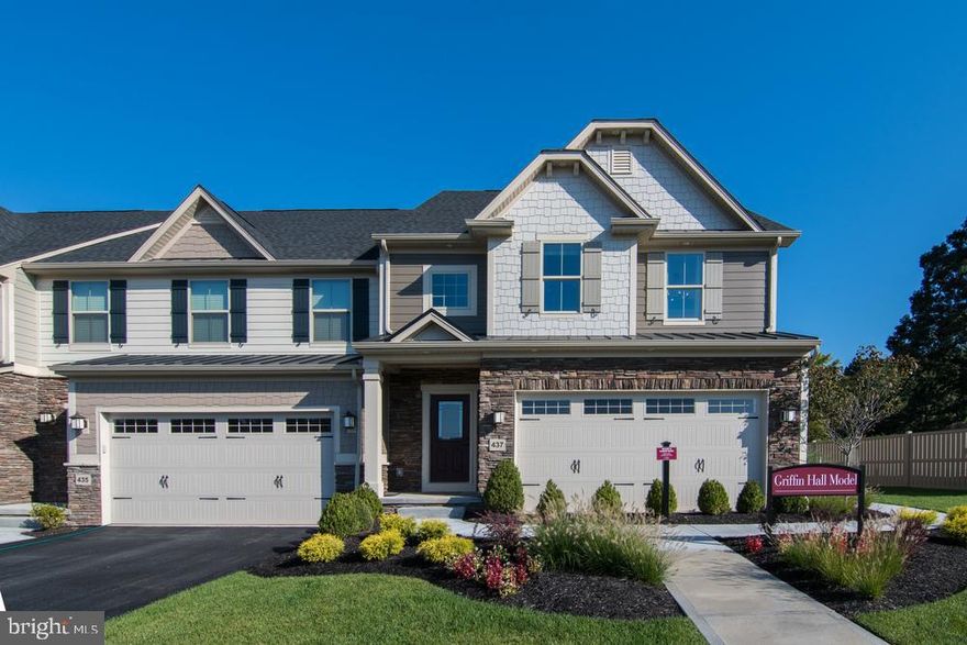 All showings are by appointment only!To be built Griffin Hall at Yardley Woods by Ryan Homes. Build this large home with a finished basement & two extensions for $474,985. This 2198 sq ft + Griffin Hall carriage home includes: Two car garage, 3 Bedrooms, 2 and a 1/2+ Baths, and optional finished basement. Luxury vinyl plank flooring in the kitchen, foyer, powder room, and dining room. Luxury kitchen features quartz/granite counter-tops, Gourmet Island, 42" cabinets, Stainless Steel Appliances  and a large Kitchen peninsula. Gorgeous Owners retreat with optional 4 ft extension & luxury owner's bath with large standing shower and engineered stone counter-tops. Cozy great room with an optional spacious extension. Craftsman finishes, gorgeous faucets, hardware and fixtures and LED lighting throughout the entire home. Only 2 homes available at this price. Yardley Woods is the only new 55+ homes with luxury features in a small, wooded community with a low HOA, convenient to NJ, I-95 and commuter rail. Other floor plans and homesites are available.  Photos are representative.  Ryan Homes is taking precautionary measures to protect our valued customers and employees.  Our models are open by appointment only!