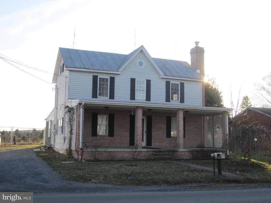 SELLER GIVING 3000.00 CLOSING COST CREDIT! THIS CHARMING 2 STORY COLONIAL HAS SO MUCH CHARACTER AND AWAITING ITS NEW OWNER! FEATURING 3BEDROOM, 1 BATH WITH POTENTIAL FOR A SECOND BATH. LARGE KITCHEN WITH SEPARATE DINING ROOM. BEAUTIFUL HARD WOOD FLOORS. BRICK HEARTH WITH FLUE FOR WOOD STOVE AND CHIMNEY THAT IS TRIPLE LINED. LARGE COVERED FRONT PORCH, FENCED IN BACK YARD. HOME IS BEING SOLD AS IS