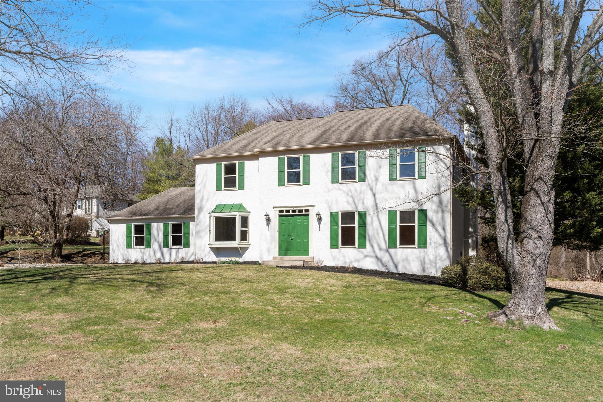 Discover this beautifully updated 4-bedroom, 2.5-bath colonial on a desirable corner lot in the sought-after Valley Greene neighborhood in the Tredyffrin-Easttown School District. Set upon a large corner lot is a stately traditional home with beautiful curb appeal. The freshly painted interior and exterior, refinished hardwood floors, new second floor carpet, brand new HVAC system, and new garage door (to be installed soon) add to the appeal and make this home move-in ready. The Sellers have provided prospective buyers with a pre-listing home inspection report for their knowledge and peace of mind. With a traditional and functional layout, an inviting foyer with an elegant chandelier leads to a spacious living room on the right and to the left a formal dining room with a chair rail and a large bay window for great natural light. The bright kitchen features a center island, recessed lighting, upgraded light oak cabinetry, and a cozy breakfast nook, with sliding glass doors opening to a private newly painted deck—perfect for outdoor entertaining and grilling. The family room boasts gleaming hardwoods, crown molding, and a brick wood-burning fireplace with a stately mantle. The finished basement provides three spacious rooms ideal for a home office, game room, or additional living space, plus plenty of storage. Upstairs, the primary suite includes a large walk-in closet and ensuite bath, with three additional well-sized bedrooms and ample hall closets. There is also brand new carpet throughout the second floor. An oversized two-car garage has interior access to the first-floor laundry/mudroom for added convenience. And finally, outside a large front yard and spacious backyard provide ample space to run, play, and enjoy the beautiful Pennsylvania seasonal landscape. Enjoy the unbeatable location just minutes from Paoli Train Station, Main Line shopping and restaurants, King of Prussia, the Chester Valley Trail, award-winning botanical gardens and so much more. It is just minutes to the public high school, middle school, and elementary school, as well as convenient to several private schools and universities, business campuses, and world renowned golf clubs. It's also an easy drive or train ride to Philadelphia, NYC, DC or Harrisburg making it a simple commute and also easy to access sports, cultural and social events. Nestled in a peaceful enclave neighborhood within the award-winning Tredyffrin-Easttown School District, this home is the perfect blend of comfort, efficiency, style, and ultimate convenience for those looking to take advantage of living on the Main Line whether you seek career opportunities, educational opportunities, or the various activities and attractions throughout the Greater Philadelphia Area. There is something here for everyone. Don’t wait to schedule your private showing today.