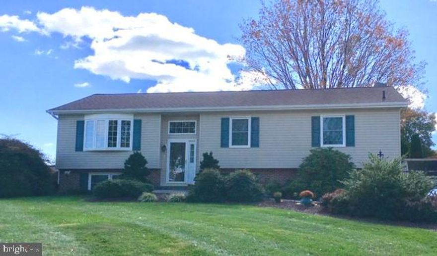 TIRED OF THE THE CONGESTION? READY FOR SOME FRESH AIR AND WIDE OPEN SPACES?  YOUR SEARCH IS OVER!  .74 ACRES OF BEAUTIFUL LEVEL, FENCED IN YARD WITH TREES IN PARK LIKE SETTING ALLOWING FOR PLENTY OF ROOM TO ROAM.  THIS SUNNY AND BRIGHT HOME FEATURES A LIVING ROOM BAY WINDOW FOR GAZING OUT OVER INCREDIBLE ROLLING HARFORD COUNTY COUNTRY SIDE.  YOU WON'T MISS ANY OF THE ACTION IN THIS KITCHEN DINING AREA WITH GLEAMING HARDWOOD FLOORS, WHICH IS BATHED IN WARM SUN LIGHT COMING FROM THE WINDOW OVER THE SINK AND THE SLIDERS LEADING OUT ON TO YOUR SPACIOUS 16 X 20 DECK, ALL READY FOR ALL THE PARTIES YOU WILL BE HOSTING! YOUR HOUSE WILL BE THE PLACE TO BE! THE BEDROOM AREA FEATURES THREE GOOD SIZED BEDROOM WITH PLENTY OF STORAGE SPACE.  HALL BATH WITH CERAMIC FLOORING AND LOTS OF STORAGE.  OWNERS BEDROOM FEATURES OWNERS BATH WITH SHOWER AND CERAMIC TILE FLOOR.  IN THE LOWER LEVEL YOU WILL ENJOY A VERY SPACIOUS FAMILY/RECREATION ROOM WITH COZY PELLET STOVE THAT CONVEYS WITH THE PROPERTY.  CONVENIENT HALF BATH AND PLENTY OF STORAGE ROUNDS OUT THIS INCREDIBLE SPACE PERFECT FOR WATCHING THE BIG GAME, BLOCK BUSTER MOVIES OR JUST HANG TIME!  LIKE TO TINKER???  THE PERFECT ATTACHED GARAGE IS HERE WAITING JUST FOR YOU!  PLENTY OF STORAGE IN THERE TOO!  NO MORE BEING COLD OR DRENCHED WHEN BRINGING IN YOUR GROCERIES FROM YOUR ATTACHED GARAGE! ANOTHER FEATURE YOU WILL LOVE IS THE SUPER WIDE DRIVEWAY WHICH WILL ACCOMMODATE SEVERAL CARS!  BEAUTIFUL STONE WORK BEAUTIFIES THE FRONT WALK AND GARDEN AREA.  YOU ARE IN FOR A TREAT WITH THIS LOVELY HOME.  JUST IMAGINE COMING HOME TO YOUR NEW SANCTUARY.  IT'S TIME TO RELAX, PUT YOUR FEET UP AND UNWIND.  POSSIBLY STILL TIME TO GET THE TREE UP IN THAT BAY  WINDOW BY CHRISTMAS!  WELCOME HOME TO COOL SPRING!  ***MANY UPDATES INCLUDING: WATER SOFTENER SYSTEM - 2016,  NEW GARAGE DOOR - 2011,  NEW SIDING - 2010,  WINDOWS REPLACED - 2010,  PELLET STOVE - 2001,  STONE WALL INSTALLED - 2001.  FRESHLY PAINTED  AND CARPETING CLEANED THROUGH OUT ENTIRE HOME -  DEC 2019!