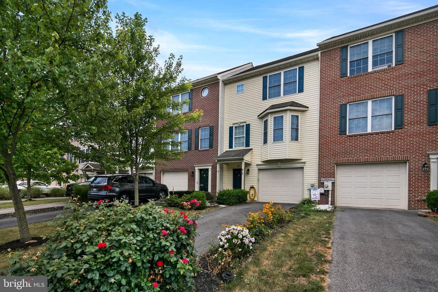 Nice 3-level garage townhome located in Hammonds Mill. The main level offers a finished family room that walks out to the backyard. The second floor offers beautiful hardwood floors in the living room and dining room, kitchen with stainless steel appliances, half bath and slider to deck. The top floor includes an owners bedroom with walk-in closet and private full bathroom, two more nice size bedrooms, a 2nd full bath in the hallway and the washer/dryer.