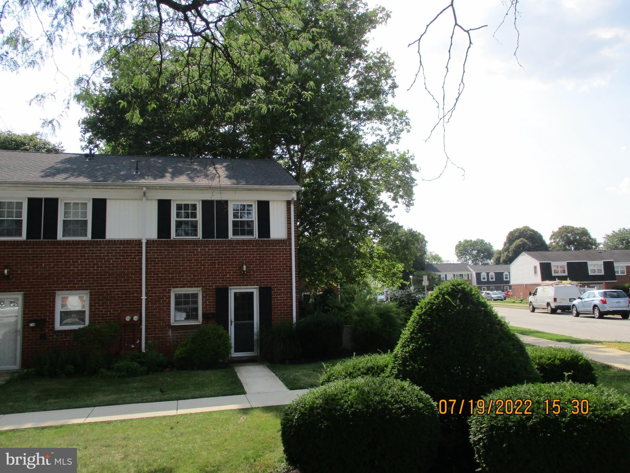 Weclome to Colony Park and this peaceful setting for your new home! You will find this end unit with 2 BR's and a full bath on the second level. The first floor has luxury vinly plank flooring in the foyer, an updated kitchen with an abundance of cabinets & counter space, all your appliances including a 5 burner gas stove & newer stackable washer & dryer . There is a ceiling fan and water proof vinyl plank flooring too. The kitchen leads to the large Dining area & LR . A new sliding door from the LR takes you to the 10 x 12 composite deck area for outdoor entertaining under a canopy of shade trees. A storage closet under the stairway houses the gas furnace with extra space for storage. The newer gas water heater is located within the corner cabinetry of the kitchen. The Primary BR is in the rear of the second level, with carpeting, a ceiling fan, large closet with organizers, double windows overlooking the park like common area behind the home and another window with a street view. The second BR offers nice space for a guest room, office or TV watching, ceiling fan and an open large closet with extra storage area. The updated full bath is lovely, with waterproof vinyl plank flooring, new marble topped vanity and sink, mirror, light and deep tub for soaking in after a long day! The second floor hallway has a set of pull down stairs to access the "attic" space with light for additional storage. This community is well maintained, has tree lined streets, a tot lot/playground and community/office building. The location can't be beat, near Rt 30, I83, shopping, restaurants, HACC and UPMC. Great place to call home!