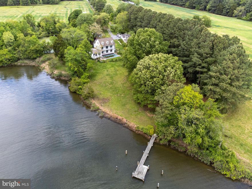 As you drive down the private estate driveway , you will be in awe of this  breath-taking  111 +/- acre property in Talbot County on the Tred Avon River. Ideal for a Family Compound with potential for 4 waterfront lots. Property currently consists of an older 5 bedroom/3 bath house and a 1 bedroom/2.5 bath  carriage house , both waiting to for the new owner's vision. There are outbuildings, ponds, an impoundment , and large oak trees that provide a private canopy. Lowe Farm has been in the same family since the 1680"s. The property provides superb hunting , with a mix of woods, fields and approximately 3,000 ft.of water-frontage. Property has its own protected cove for safe harbor! An additional lot of record with expansive views is also included  with an updated SDA in process. Once in a lifetime opportunity . $4,500,000