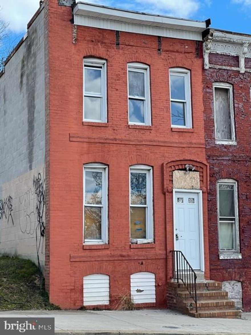 Great investment opportunity. The property is being sold as is. Near bus stop, convenient to shopping, food, and etc. 3 levels ready for your design.  Has a new rubber flat roof, second floor leveled, new joists, leveling begun on first floor. Bring your ideas. Schedule showing online.