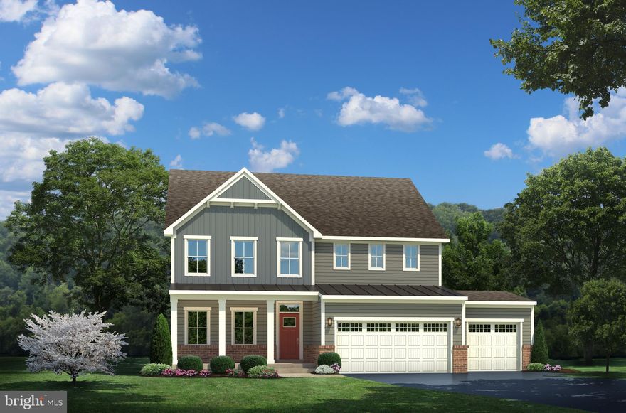 Grand Opening at Solomons Choice in Millersville! The LEHIGH is an incredible home w/3 car garage. Gourmet kitchen w/XL island, gas, stainless steel appl, design details throughout! Private and Wooded Sites!  Community is minutes away from Rt. 100 and 97, Come see the decorated model today ! Images shown are representative only.