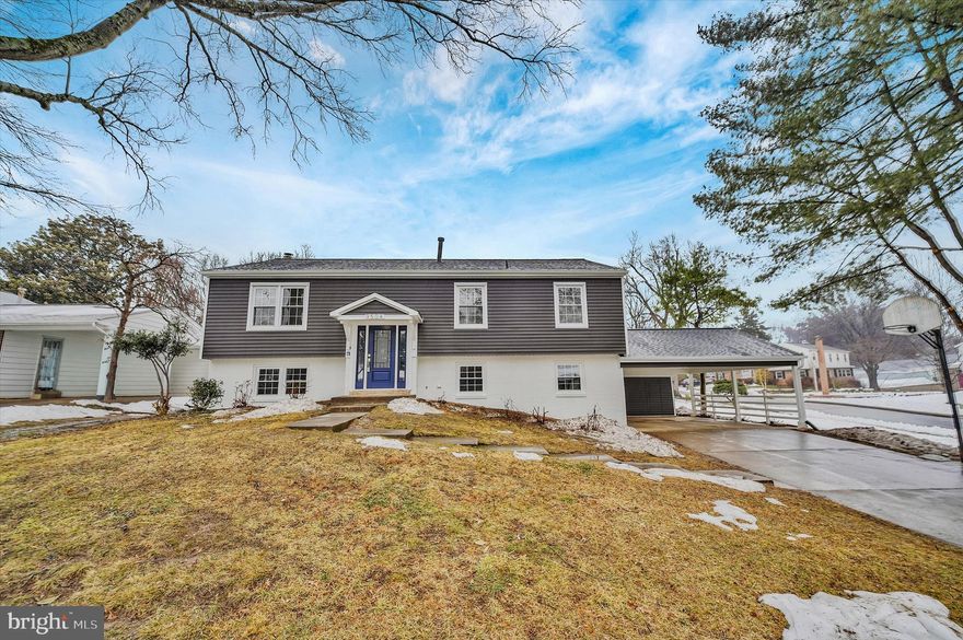 Welcome to 9504 Percussion Way, an exquisite, like-new split-foyer home nestled in the highly desirable community of Vienna. Offering approximately 2,500 square feet of beautifully updated living space, this residence perfectly blends modern elegance with everyday functionality. The home features four bedrooms and three tastefully updated bathrooms, thoughtfully designed for comfortable living. At the heart of the home, an open-concept layout seamlessly connects the stunning new kitchen, breakfast area, dining room, and stylish family room—creating an inviting space ideal for both everyday living and entertaining. The chef’s kitchen is a true showpiece, featuring brand-new cabinetry, striking  Calacatta Gold quartz countertops and backsplash, and stainless steel appliances including a 36” THOR gas range and hood, GE Profile refrigerator, microwave, and dishwasher. Additional highlights include gold-accented pendant lighting, a sophisticated family-room fireplace with custom wood paneling, and an impressive 8-foot island offering generous seating and storage. The expansive primary suite serves as a private retreat, complete with a spacious bedroom, a walk-in closet with custom-designed shelving, and a spa-inspired primary bath designed for daily indulgence. Gleaming 5” hardwood floors span the main level, while the inviting lower level features high-quality luxury vinyl plank flooring. Major updates include a new roof, new siding, new gutters and down-sprouts, new water heater, new lower-level windows, and newer upper-level windows. All interior and exterior doors are brand new, and the well-maintained HVAC system (2011) provides added peace of mind—making this home truly move-in ready. Outdoor living is equally impressive. Enjoy the new deck, which leads down to a brick patio and backyard—perfect for gatherings or quiet relaxation. The property also features a two-car carport and storage shed. A beautiful mature cedar tree anchors the front corner of the yard, offering year-round greenery and inspiring possibilities such as a treehouse or creative outdoor structure. Ideally located near major commuter routes and top-rated schools, this home is just minutes from downtown Vienna, Wolf Trap, Tysons Corner, and Dulles International Airport. This exceptional property offers the perfect blend of comfort, style, and convenience. Don’t miss the opportunity to make this lovely home your own.