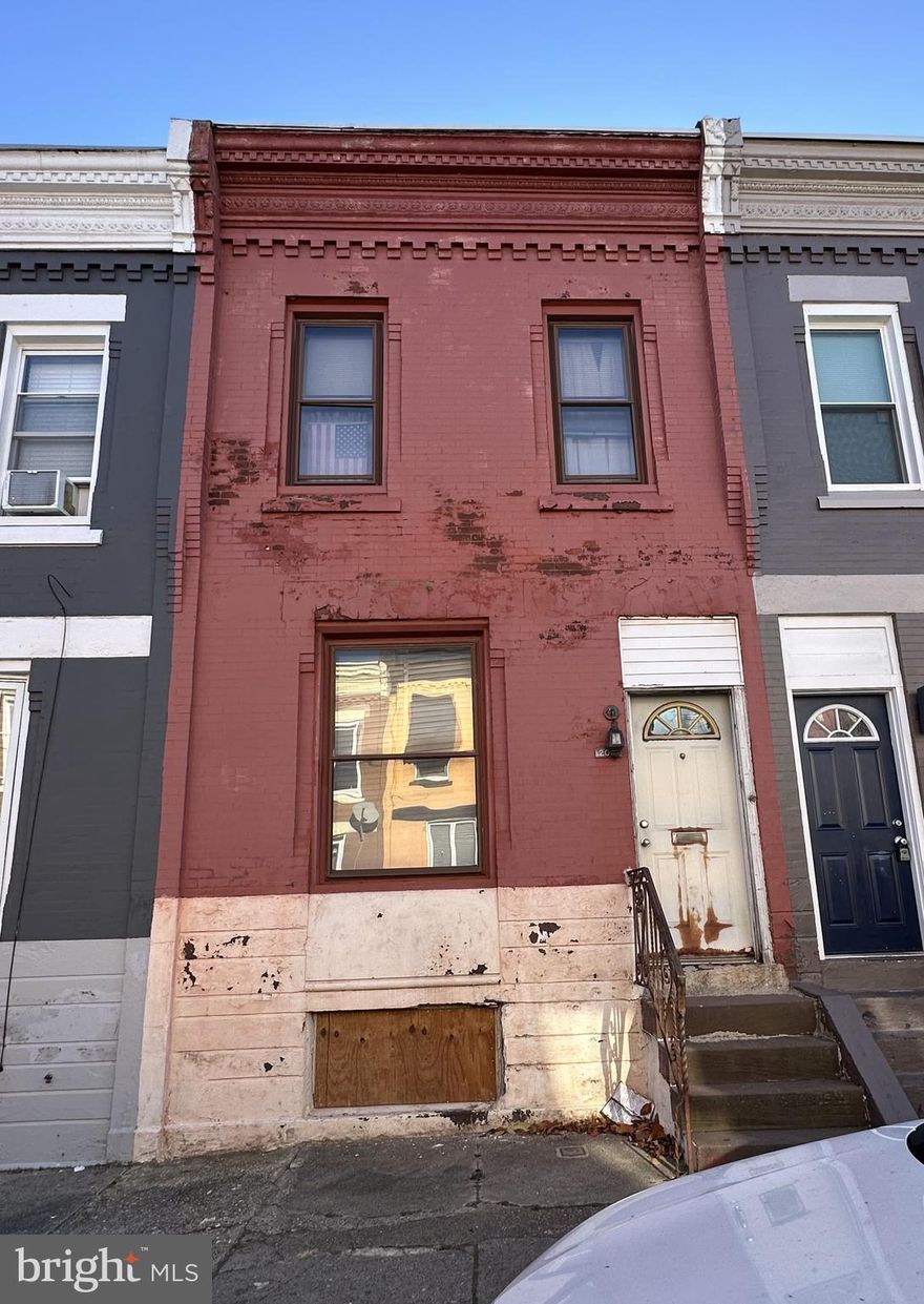 Charming Row Home in Philadelphia - A Rehabber's Dream!
Welcome to this promising three-bedroom, one-bathroom row home, nestled in the heart of the Allegheny West section of Philadelphia. This property presents a fantastic opportunity for investors and handy homeowners alike to bring their creative visions to life.  This home offers ample space for family living or rental potential.  You are only limited by your imagination with this renovation.  You can retain the charming architectural details of this traditional row home while modernizing it to meet today's standards.  The main floor features a roomy living area, ripe for a stylish makeover. Imagine open-concept designs or cozy, defined spaces, it's all up to you!  A blank canvas awaits you in the kitchen, ready to be transformed into a chef’s dream. Consider modern appliances, sleek countertops, and custom cabinetry to maximize functionality and style.  The three bedrooms offer endless possibilities. Create a serene master suite, welcoming guest rooms, or a productive home office.  Enjoy the classic appeal of a Philadelphia row home, with its distinctive front stoop and potential for charming curb appeal.  This row home is a blank canvas awaiting your personal touch. Whether you're looking to flip, rent, or create your dream home, this property offers endless potential. Don't miss out on the opportunity to shape a piece of Philadelphia's future. Contact us today to explore the possibilities!